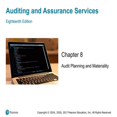 ch.8.pptx Auditing and Assurance Services | PPTX
