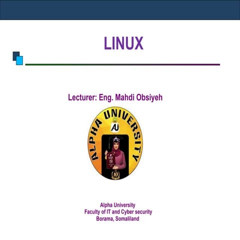 Linux User Management | PPTX