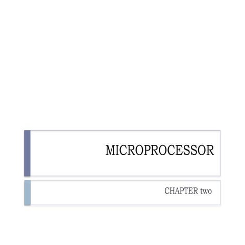 8085 Architecture microprocessor and application | PPTX