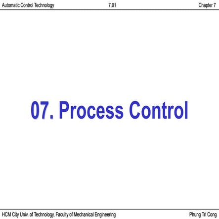 Comprehensive Guide to Process Control and Sequential Automation in ...