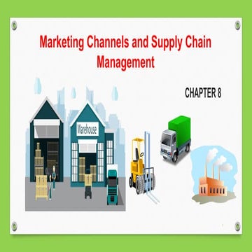 Comprehensive Guide to Marketing Channels and Supply Chain Management ...