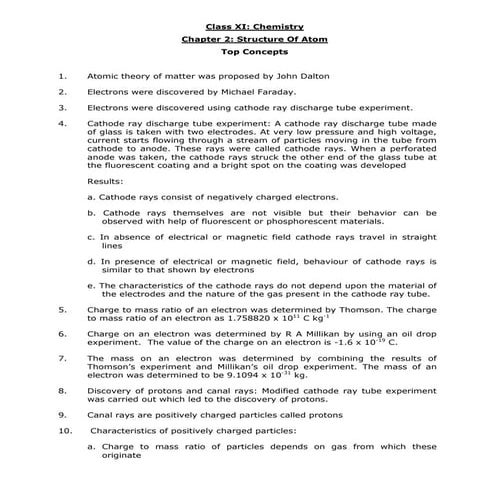 Ch 2 [structure of atom]