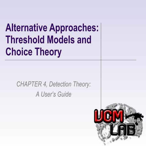 DETECTION THEORY CHAPTER 4