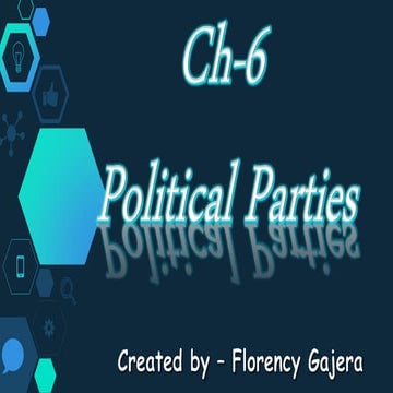Ch 6 Political Parties