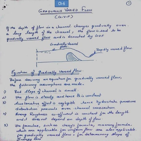Gradually Varied Flow Pptx