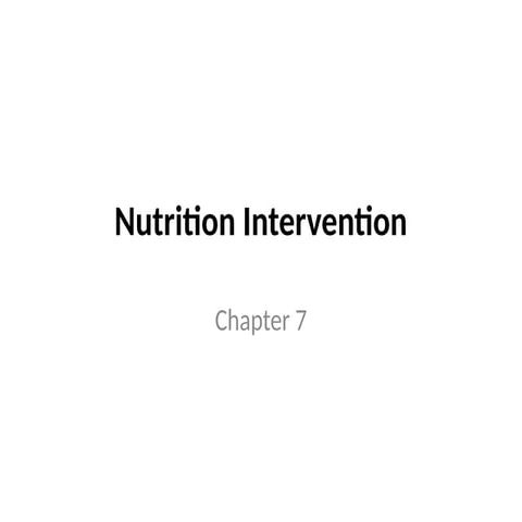 CH-7 Nutrition iffftttt55ntervention.pptx