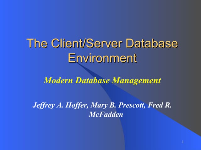 Ch 8  Client  Server