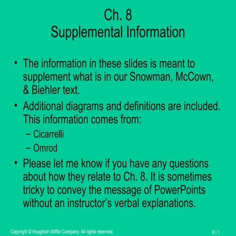 Ch. 8 Supplement | PPT | Operating Systems | Computer Software and ...