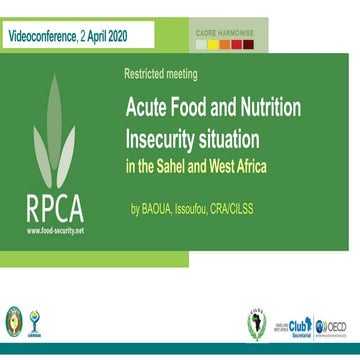 Food and nutrition situation in the Sahel and West Africa 