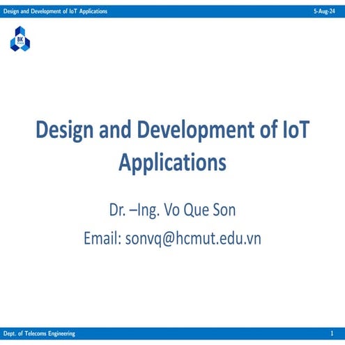Introduction to the IoT system, how the IoT system works | PDF