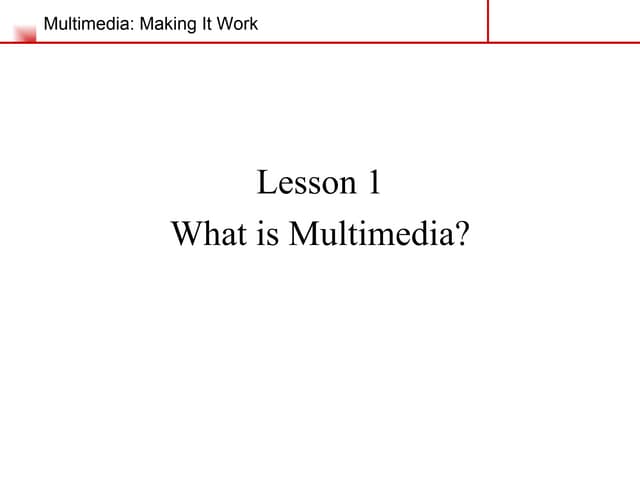 Intro Multimedia
