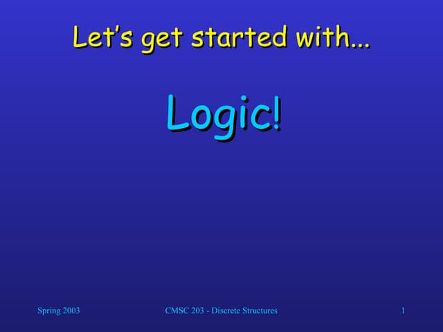 Ch01 logic 7238248327433333722u393-1.ppt