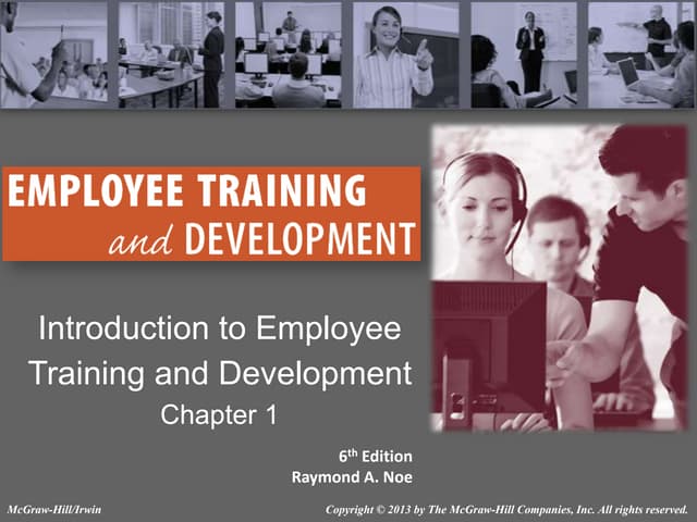 Employee Training & Development Ch 01