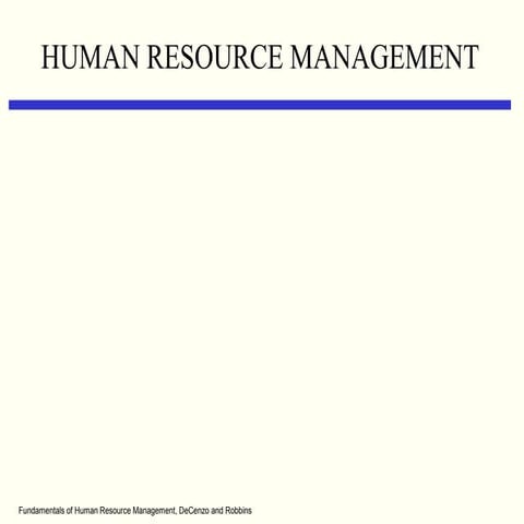 CHAPTER 2 HRM fundamental of human resource management | PDF