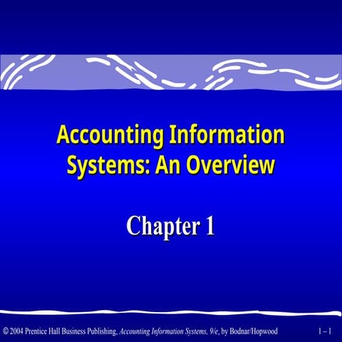 An Overview of Accounting Information Systems | PPT