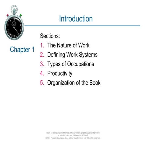 ch01-introduction work system and measurement
