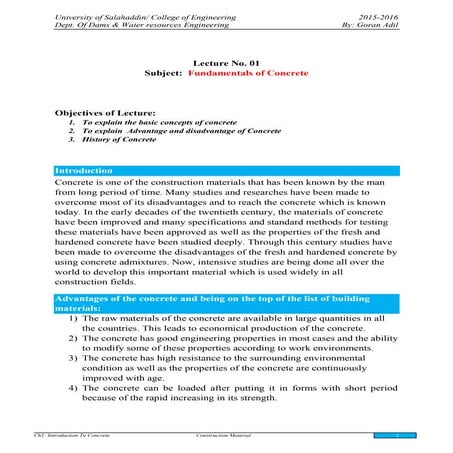 Ch01  fundamentals of concrete