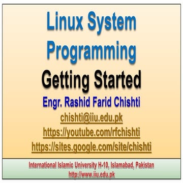 Linux Systems Programming: Ubuntu Installation and Configuration | PPTX ...