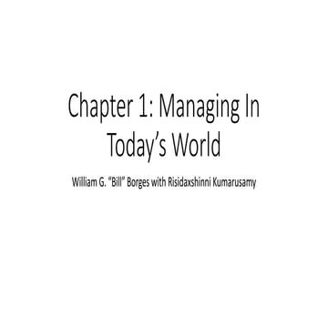 Ch 01 managingin today'sworld ppt