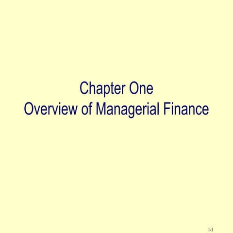 introduction to business finance for business students