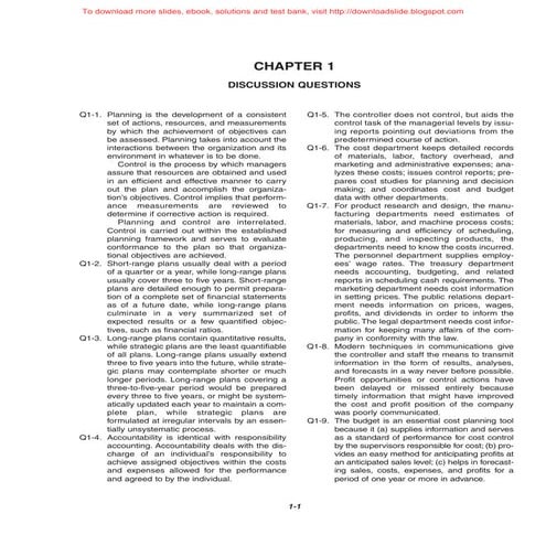 Ch01 Managerial accounting aiou mba mcom 8508