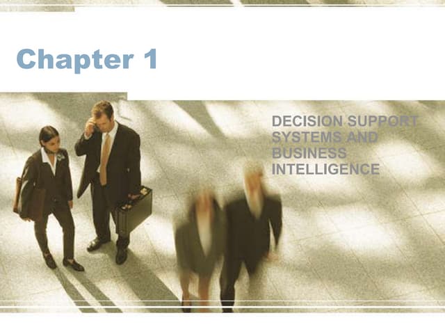 Decision Support Systems &amp; BI