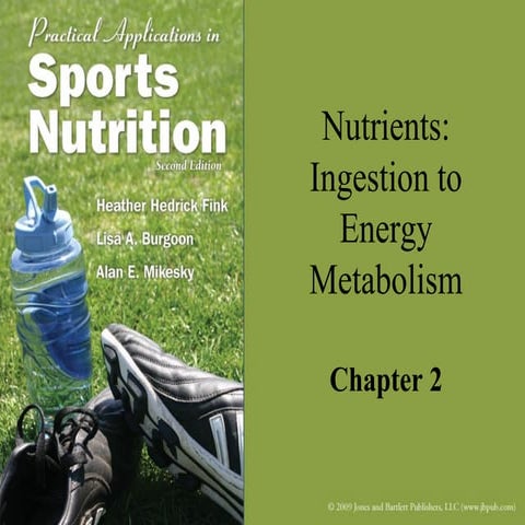 Sports Nutrition_Chapter 2_Nutrients