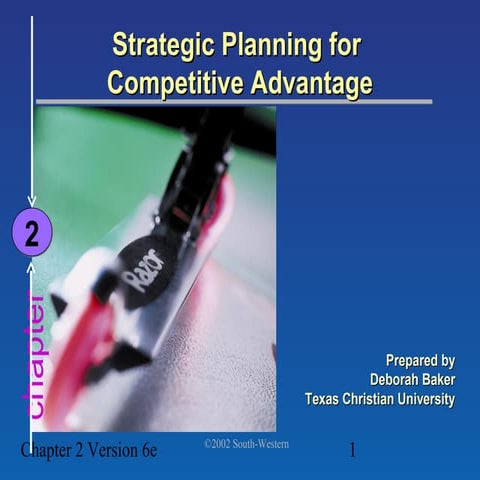 Strategic planing for competitive advantage | PPT