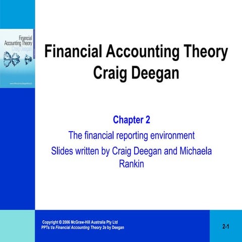 Financial reporting environment Financial accounting chapter 2 | PPT