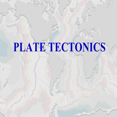 Plate tectonics