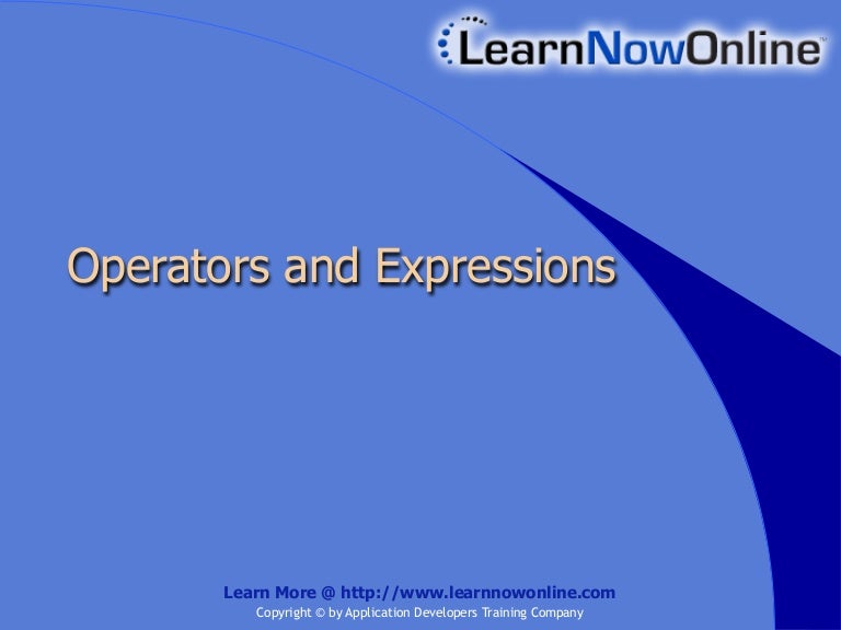  javascript operators and expressions 