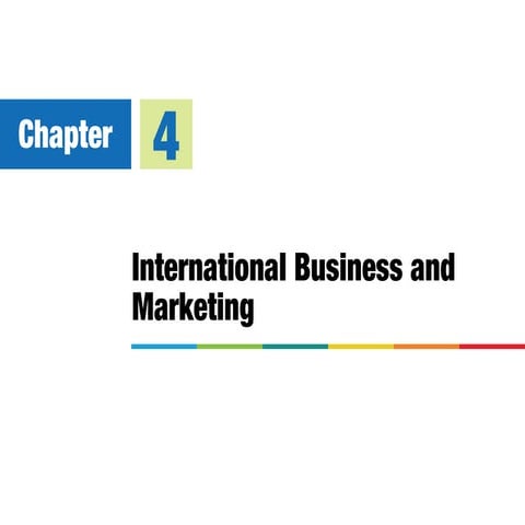 International Business and Marketing