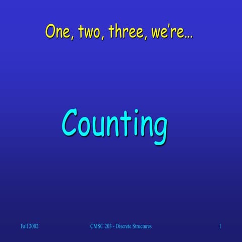discrete mathematics counting for bachelor in information technology and comp...