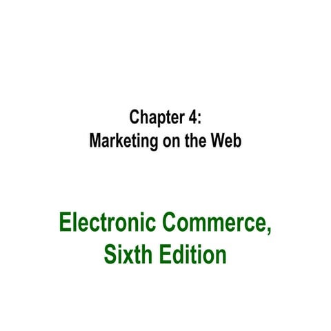 E commerce Marketing and Advertising concepts | PPTX