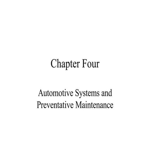 Ch04 Auto Sys Preventive Maintenance Rev