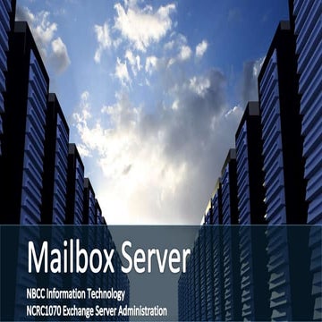 Ch04 mailbox server