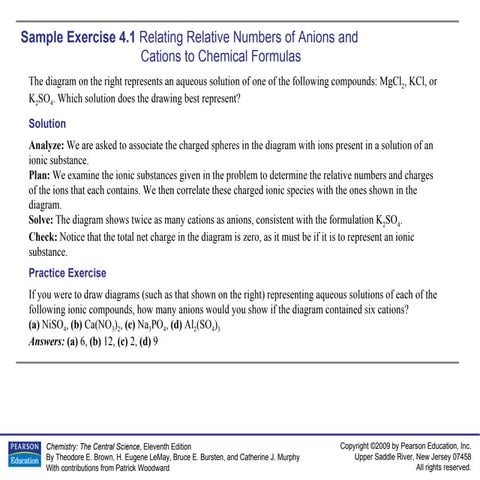 AP Chemistry Chapter 4 Sample Exercise