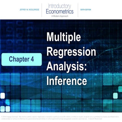 Chapter four Econometrics Estimation and Hypothesis pdf | PDF
