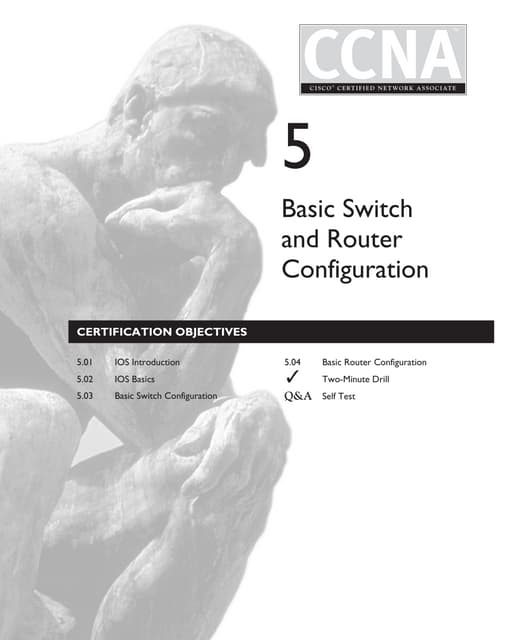 Basic switch and router configurations