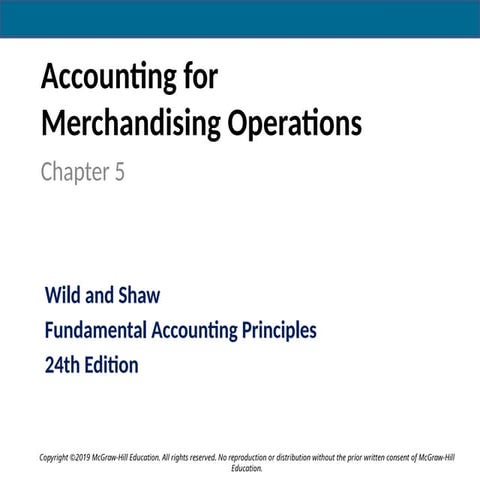fundamentals of accounting merchandising | PPT