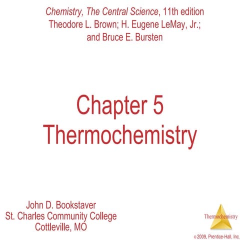 AP Chemistry Chapter 5 Outline