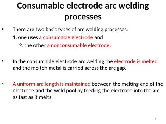 Shielded Metal Arc Welding | PPTX | Chemistry | Science