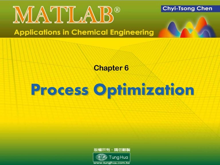 Ch 06 MATLAB Applications in Chemical Engineering_陳奇中教授教學投影片