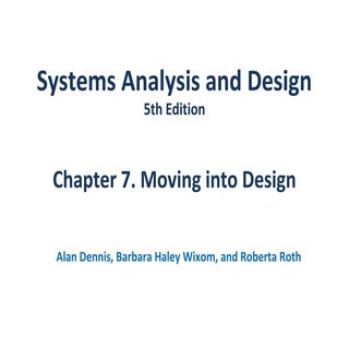 Ch07-Moving into Design