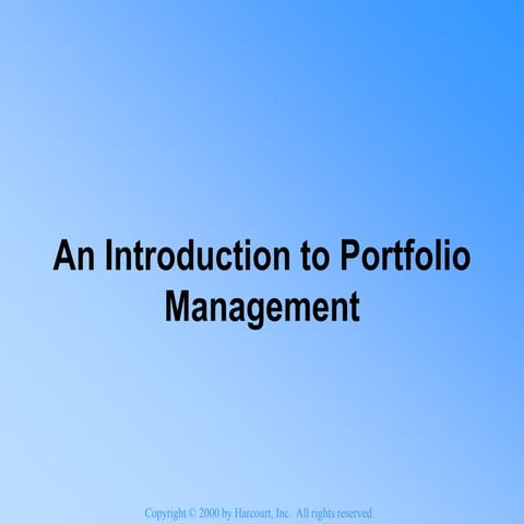 Ch # 07-An Introduction to Portfolio Managemen.ppt
