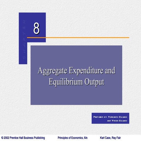 Aggregate Expenditure and Equilibrium Output