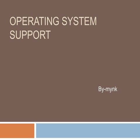 operating system | PPT