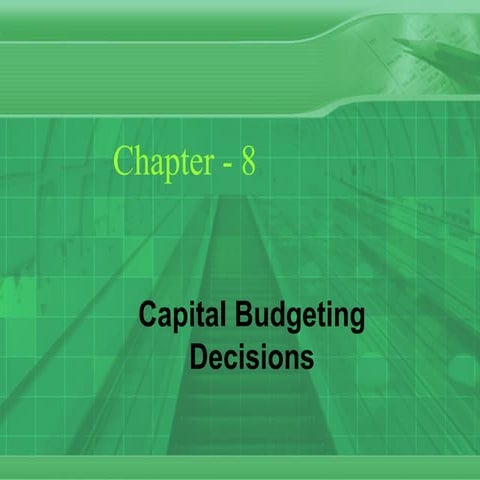 CAPITAL BUDGETING