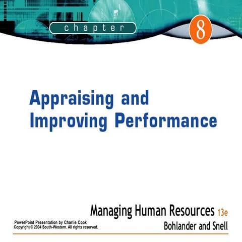 Chapter 08 Appraising and Improving Performance