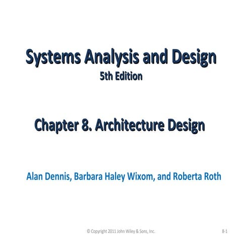 Ch08-Architecture Design | PPT